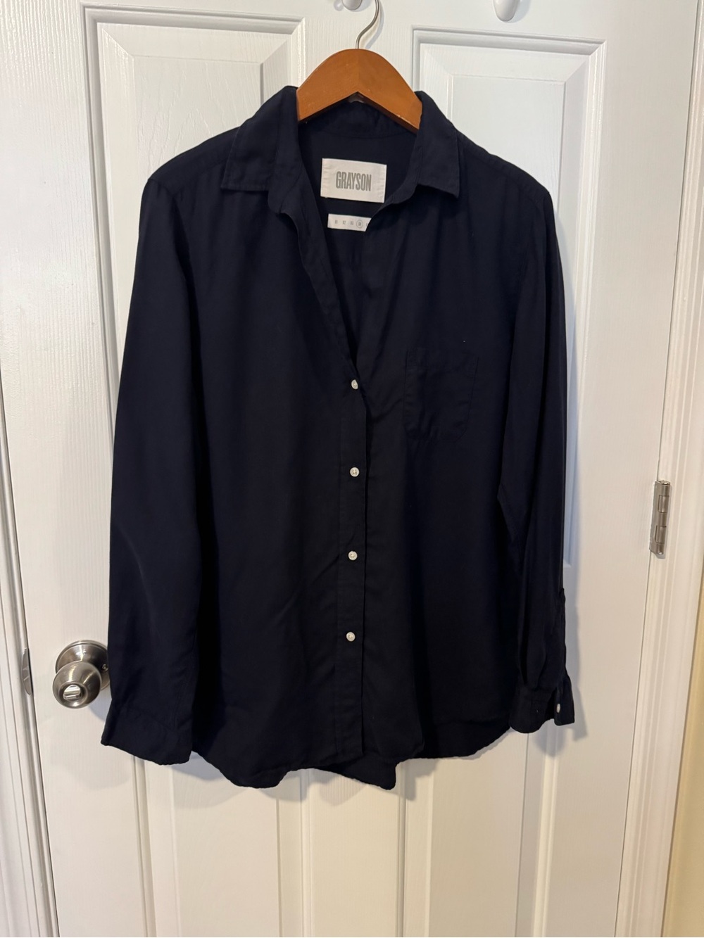 Grayson The Hero Button Up Shirt Blouse Top 04/L